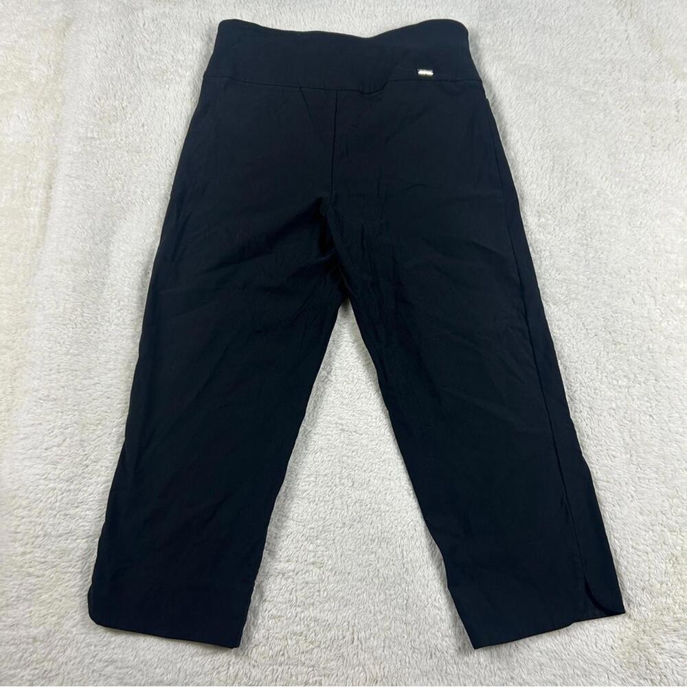 Eileen Fisher Black Wide Leg Casual Pants - Picture 7 of 12